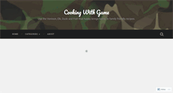 Desktop Screenshot of cookingwithgame.com