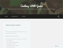 Tablet Screenshot of cookingwithgame.com